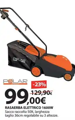 Kreo Brico e Casa POLAR Rasaerba elettrico 1600W offerta