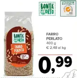 Todis BONTA DELL'ORTO Farro perlato offerta