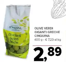 Todis Olive verdi giganti greche CINQUINA offerta