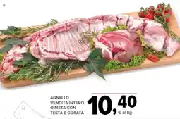 Todis Agnello vendita intero o metà con testa e corata offerta