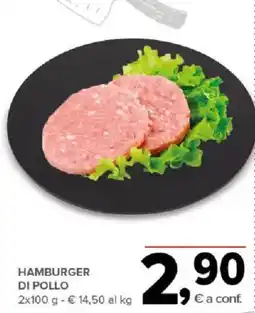 Todis Hamburger di pollo offerta