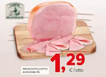 Todis Prosciutto cotto alta qualità offerta
