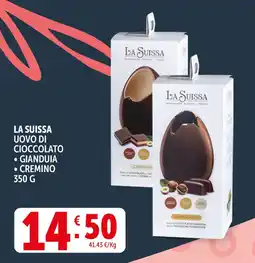 Deco Supermercati La suissa uovo di cioccolato offerta