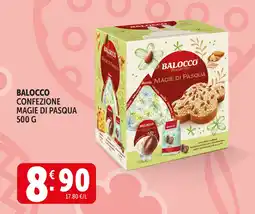 Deco Supermercati Balocco confezione magie di pasqua offerta