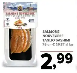 Todis Salmone norvegese taglio sashimi offerta