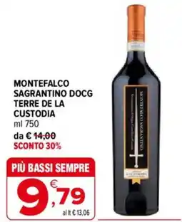 Iperal Montefalco sagrantino docg TERRE DE LA CUSTODIA offerta