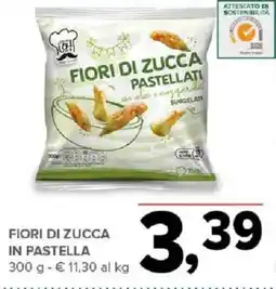 Todis Fiori di zucca surgelat in pastella offerta