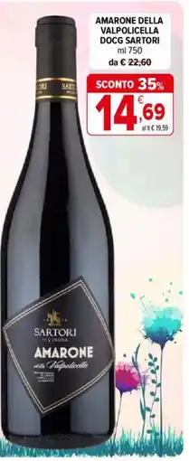 Iperal Amarone della valpolicella docg SARTORI offerta