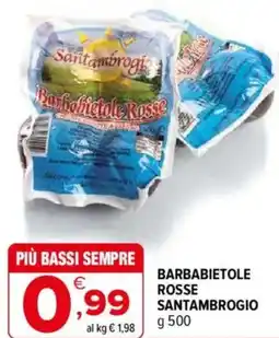 Iperal Barbabietole rosse SANTAMBROGIO offerta