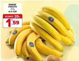 Iperal Banane chiquita offerta