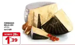 Iperal Formaggio bella lodi all'etto offerta