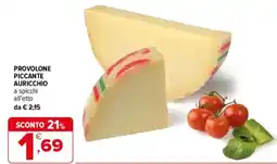 Iperal Provolone piccante auricchio a spicchi all'etto da offerta