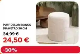 Max Factory Puff delor bianco diametro 36 cm offerta