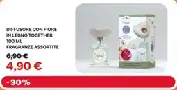 Max Factory Diffusore con fiore in legno together offerta