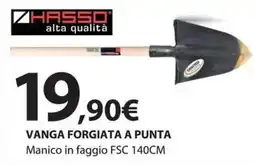 Kreo Brico e Casa Hasso alta qualità vanga forgiata a punta manico in faggio fsc offerta