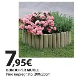 Kreo Brico e Casa Bordo per aiuole pino impregnato offerta