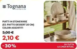 Max Factory Tognana piatti in stoneware offerta