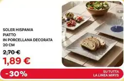 Max Factory Soler hispania piatto in porcellana decorata offerta