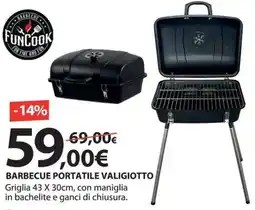 Kreo Brico e Casa Funcook barbecue portatile valigiotto offerta