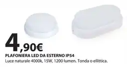 Kreo Brico e Casa Plafoniera led da esterno IP54 offerta