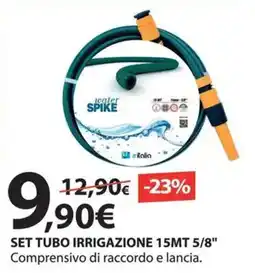 Kreo Brico e Casa Water spike set tubo irrigazione offerta