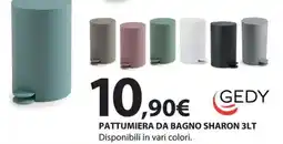 Kreo Brico e Casa Gedy pattumiera da bagno sharon offerta
