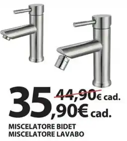 Kreo Brico e Casa Miscelatore bidet miscelatore lavabo offerta