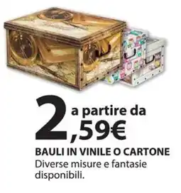 Kreo Brico e Casa Bauli in vinile o cartone offerta