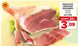 Iperal Prosciutto crudo dop san daniele offerta