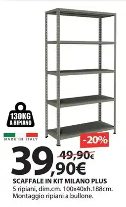 Kreo Brico e Casa Scaffale in kit milano plus offerta