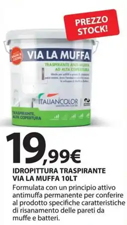 Kreo Brico e Casa Idropittura traspirante VIA LA MUFFA offerta