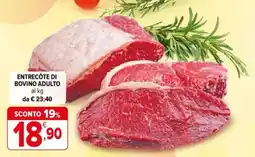 Iperal Entrecôte di bovino adulto offerta