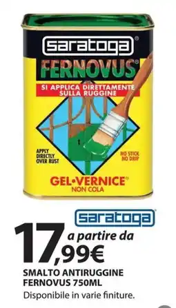 Kreo Brico e Casa Saratoga smalto antiruggine fernovus offerta