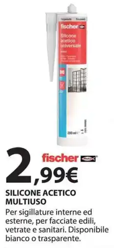 Kreo Brico e Casa Fischer silicone acetico multiuso offerta