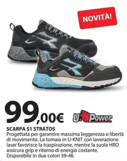 Kreo Brico e Casa U power scarpa S1 stratos offerta