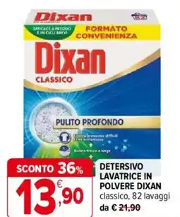 Iperal Detersivo lavatrice in polvere dixan classico offerta