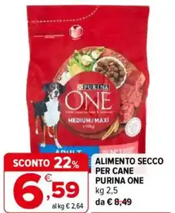 Iperal Alimento secco per cane PURINA ONE offerta