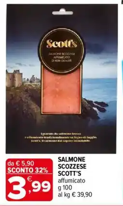 Iperal Salmone scozzese SCOTT'S offerta