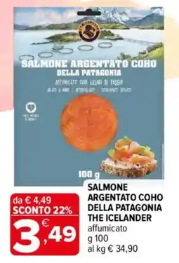 Iperal Salmone argentato coho della patagonia THE ICELANDER offerta