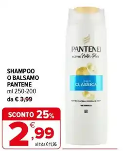 Iperal Shampoo o balsamo PANTENE offerta