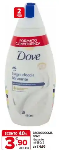 Iperal Bagnodoccia dove idratante offerta