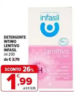Iperal Detergente intimo lenitivo INFASIL offerta