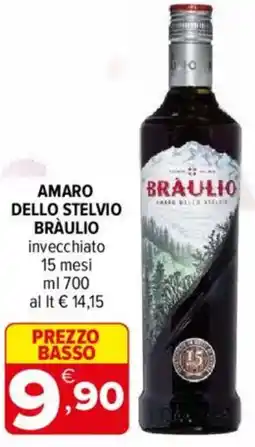 Iperal Amaro dello stelvio bràulio invecchiato offerta