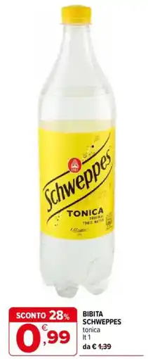 Iperal Bibita schweppes tonica offerta