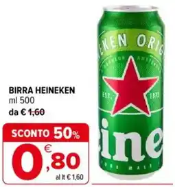Iperal Birra HEINEKEN offerta