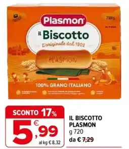 Iperal Il biscotto PLASMON offerta