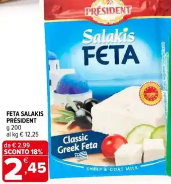 Iperal Feta salakis PRÉSIDENT offerta