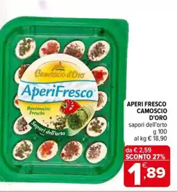Iperal Aperi fresco CAMOSCIO D'ORO offerta