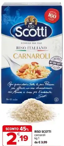 Iperal Riso scotti carnaroli offerta