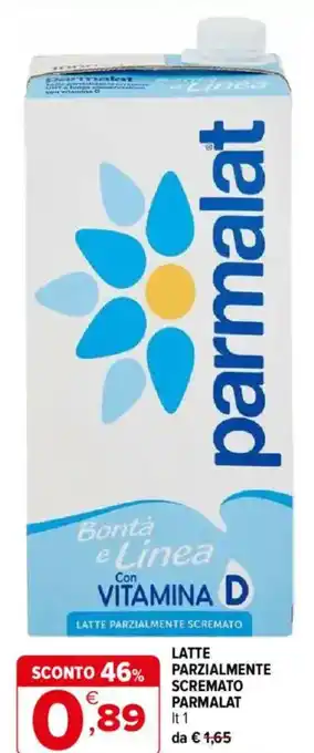 Iperal Latte parzialmente scremato PARMALAT offerta